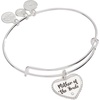 Alex and Ani Mother of the Bride Heart Bangle(Silver)