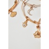 Alex and Ani Motivation Moon Charm Bangle(Gold)