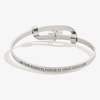 Alex and Ani Motivation Moon Charm Bangle(Silver)