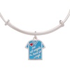 Alex and Ani Not All Angels Have Wings Bangle, Brass Shiny Silver