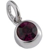 Alex and Ani October Birthstone Interchangeable Charm(Stainless Silver)
