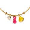 Alex and Ani PEEPS® Easter Chick and Bunny Bracelet(Chick and Bunny Multi Charm Bangle)