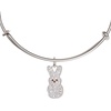 Alex and Ani PEEPS® Easter Chick and Bunny Bracelet(Crystal Bunny Bangle)