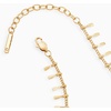 Alex and Ani Paddle Tassel Chain Anklet(Stainless Gold)