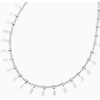 Alex and Ani Paddle Tassel Chain Anklet(Stainless Silver)