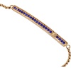 Alex and Ani Pave Bolo Birthstone Bracelet – Stainless Steel Gold/Silver, Perfect for Stacking, Adjustable Birthstone Bracelet for Women, Ideal Gift Jewelry(September)