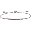 Alex and Ani Pave Bolo Birthstone Bracelet – Stainless Steel Gold/Silver, Perfect for Stacking, Adjustable Birthstone Bracelet for Women, Ideal Gift Jewelry(November)