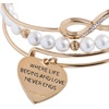 Alex and Ani Paws of Love’ Bracelet Set of 3(Shiny Gold)