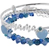 Alex and Ani Paws of Love’ Bracelet Set of 3(Silver)