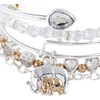 Alex and Ani Paws of Love’ Bracelet Set of 3(Two Toned)