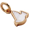 Alex and Ani Pearlized Dove charm, Shiny Gold