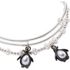 Alex and Ani Penguin Bangle Set of 2