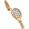 Alex and Ani Pickleball Duo Interchangeable Charm(Stainless Silver and Gold)