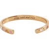 Alex and Ani Pray, Wait and Trust Cuff Bracelet for Women (Shiny Gold)
