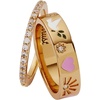 Alex and Ani Pray, Wait and Trust Ring Set, Shiny Gold