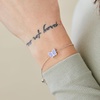 Alex and Ani Purple Butterfly Slider Charm