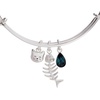 Alex and Ani Raise the Woof Dog Bangle(Fish Bone Cat Bangle)