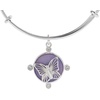 Alex and Ani Rose Charm Bangle(Lavender Butterfly EWB)