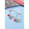 Alex and Ani School Charm Collection – Playful Enamel & Resin Charms for Bracelets and Necklaces, Nickel-Free, Ideal Gift for Students and Teachers(ABC Charm Trio Set of 3)