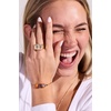 Alex and Ani Score Board Fidget Ring, Brass Shiny Gold