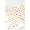 Alex and Ani September Birthstone Sapphire Curb Chain Bracelet(Shiny Gold)