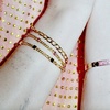 Alex and Ani September Birthstone Sapphire Curb Chain Bracelet(Shiny Silver)