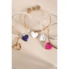 Alex and Ani Silver Metal Heart Charm Bangle(Shiny Gold)