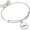 Alex and Ani Sister Charm Bangle(Silver)