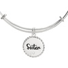 Alex and Ani Sister Charm Bangle(Silver)