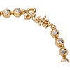 Alex and Ani Sister Elongated Crystal Stretch Bracelet for Women(Shiny Gold)