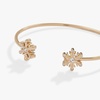 Alex and Ani Snowflake Flex Cuff Bracelet(Gold)