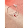 Alex and Ani Strength’ Cardinal Duo Charm Bangle Bracelet(Shiny Silver)