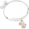 Alex and Ani Textured Goldfish Charm Bangle(Two Toned)