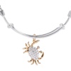 Alex and Ani Textured Goldfish Charm Bangle(Two Toned)