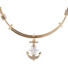 Alex and Ani Textured Goldfish Charm Bangle(Two Toned)
