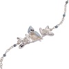 Alex and Ani Tufted Titmouse Bird Jewelry(Beaded Bolo Bracelet)