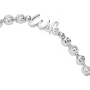 Alex and Ani Wife Elongated Crystal Stretch Bracelet for Women(Shiny Silver)