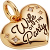 Alex and Ani ‘Wife of the Party’ Heart Charm, Shiny Gold