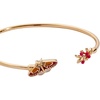 Alex and Ani Woodland Bracelets for Women – Nickel-Free Finish, Trendy, Dainty Design for Everyday Wear, Ideal Gift(Woodland Moth Flex Cuff (Shiny Gold))