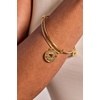 Alex and Ani ‘You’re the Espresso to my Martini’ Charm Bangle Bracelet, Shiny Gold Bracelets for Women, Nickel-Free, Safe Materials