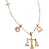 Alex and Ani Zodiac Charm Cluster Necklace(Libra)