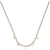 ALEX AND ANI “Bride Crystal Tennis Necklace, Stainless Gold