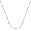 ALEX AND ANI “Bride Crystal Tennis Necklace(Stainless Silver)