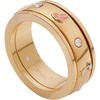 ALEX AND ANI Garden Party Fidget Ring, Brass Shiny Gold