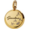 ALEX AND ANI Grandma Hummingbird Disc Cham(Stainless Gold)