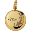 ALEX AND ANI Niece Lavender Disc Charm(Stainless Gold)