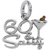 Alex and Ani 60 & Sassy’ Martini Charm(60 & Sassy Charm)