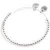 Alex and Ani Accents Beaded Expandable Bangle for Women, Dot Beads, 2 to 3.5 in(Shiny Gold Finish)