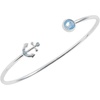 Alex and Ani Anchor Tension Bangle(Two-Toned)
