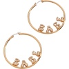Alex and Ani Babe Bubble Hoop Earring, Shiny Gold